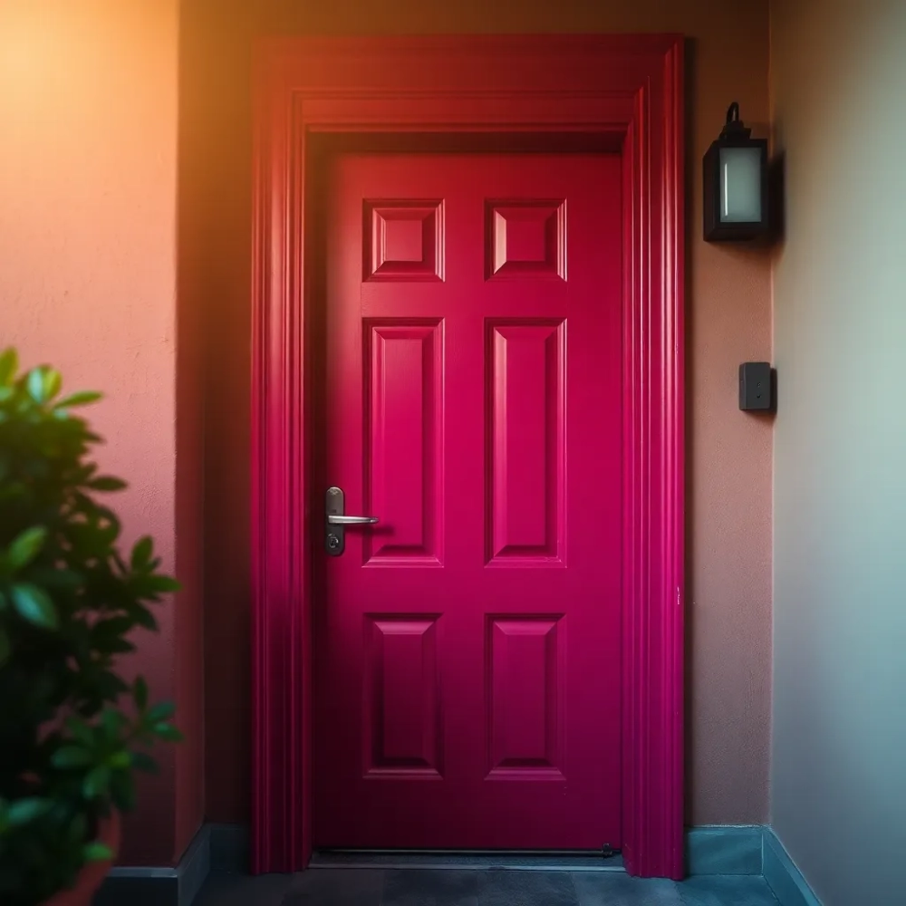 Jaki kolor drzwi wejściowych do mieszkania