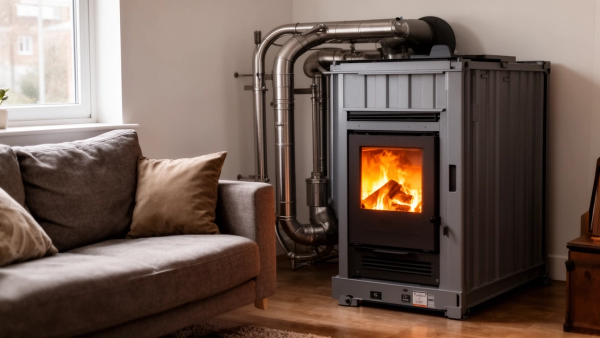 Mały piec co do mieszkania