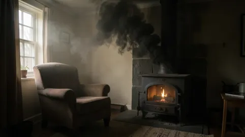 dlaczego dym z pieca cofa się do mieszkania