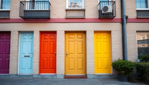 Jaki kolor drzwi zewnętrznych do mieszkania
