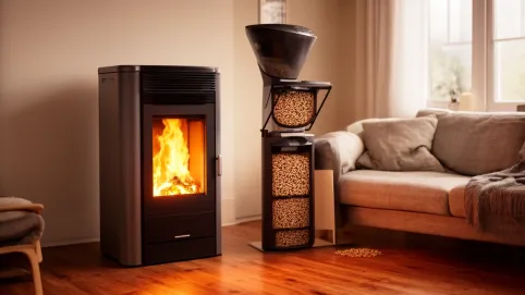 Piec na pellet do mieszkania 70m2